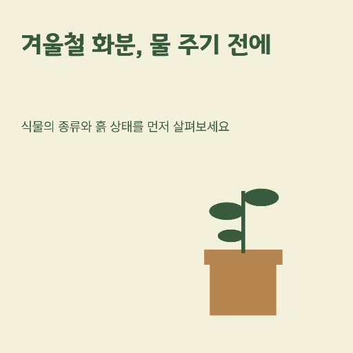 화분 돌봄