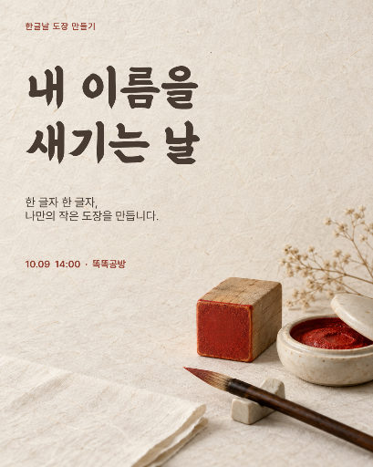 내 이름을 새기는 날