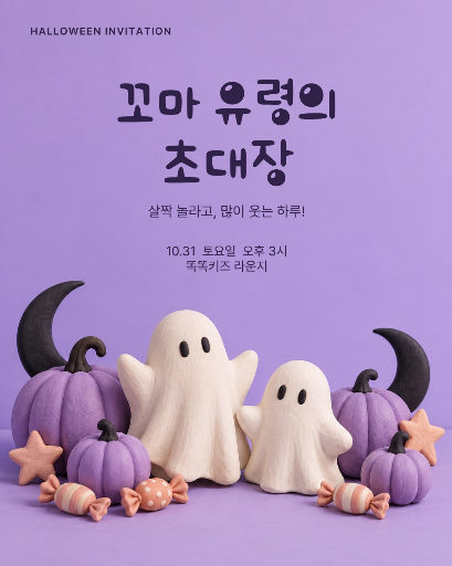 꼬마 유령 초대장