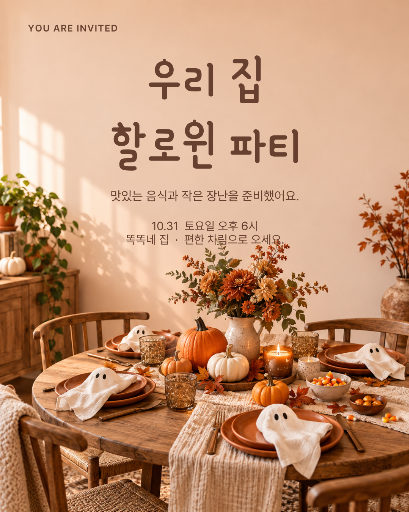우리 집 할로윈 파티