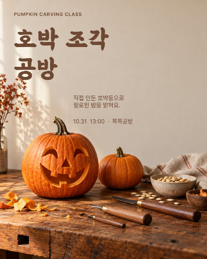 호박 조각 공방
