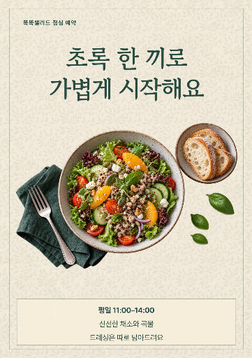 샐러드 정기 예약