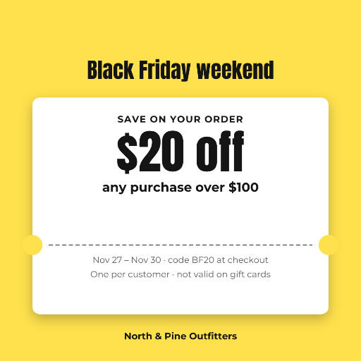 Black Friday weekend coupon