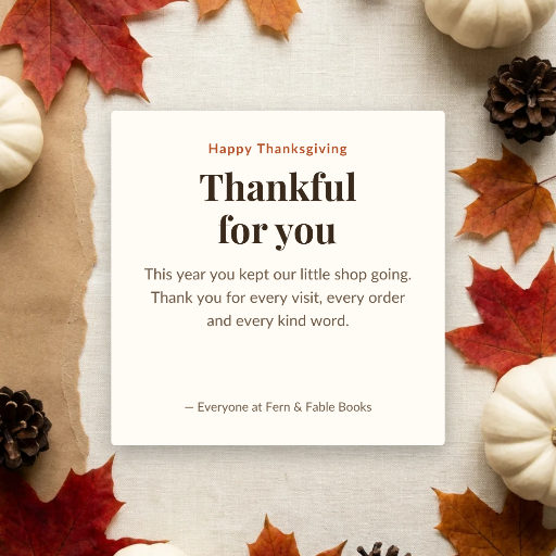 Thankful for you post