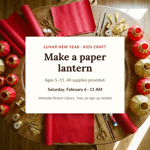 Lunar New Year lantern craft