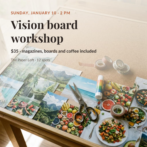 Vision board workshop