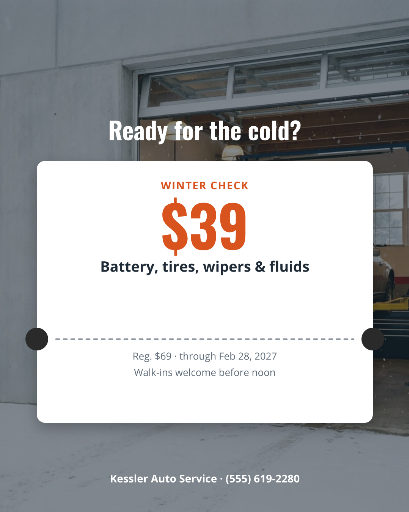 Winter car care special