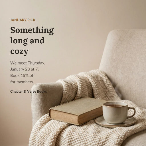 Winter book club pick