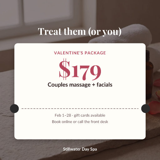 Valentine’s spa package