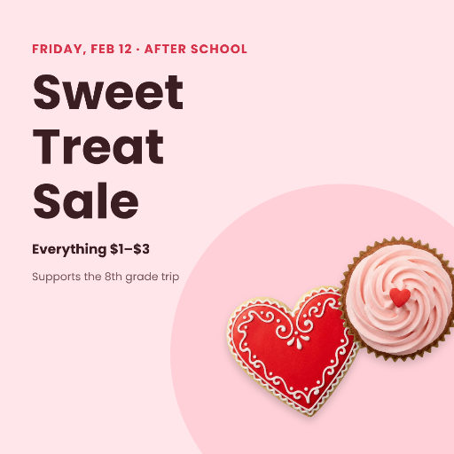 Valentine’s bake sale