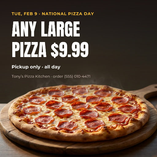 National Pizza Day deal