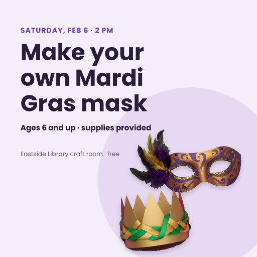 Mardi Gras mask workshop