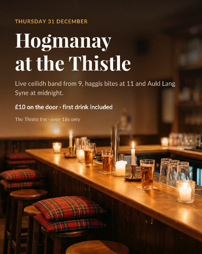 Hogmanay pub night