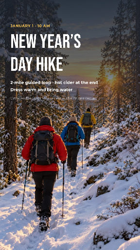 New Year’s Day hike