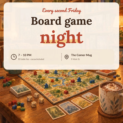 Board game night