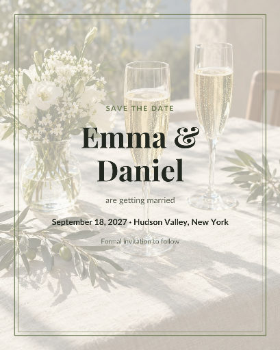 Wedding save the date