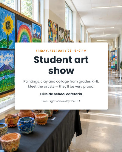 Student art show