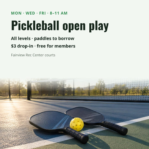 Pickleball open play