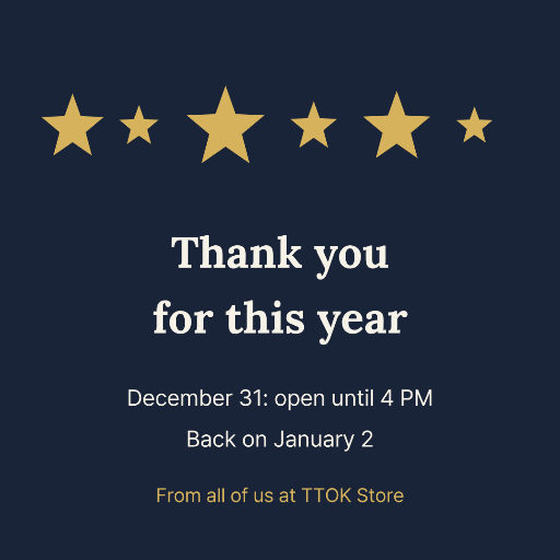 Starry year-end thank-you card