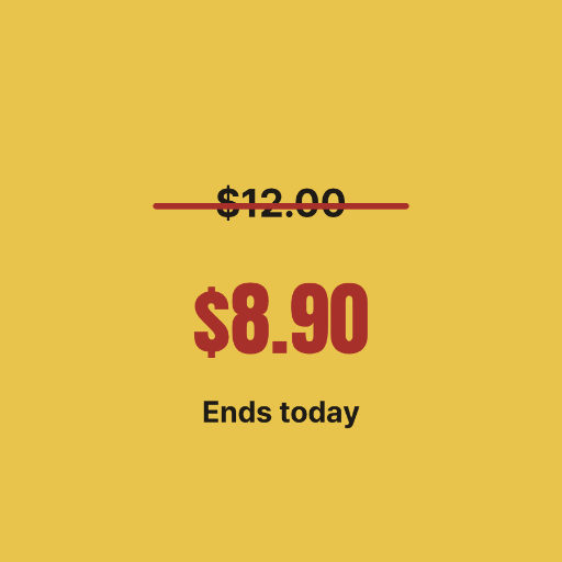 Yellow Sale Price Sticker
