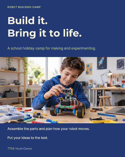 Youth robotics holiday camp