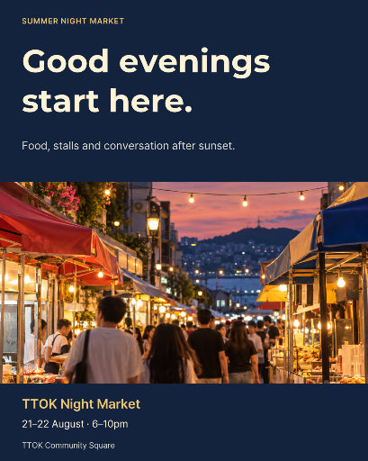 Summer night market