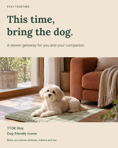 Dog-friendly holiday stay