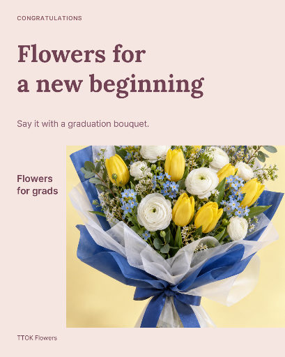 Graduation bouquet pre-orders