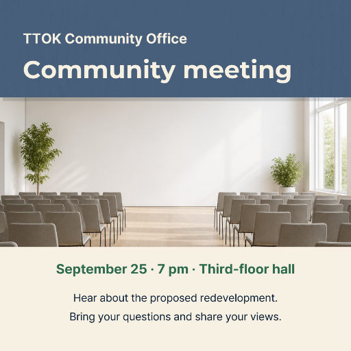 Community meeting invitation