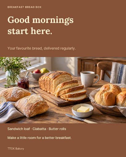 Breakfast bread delivery subscription