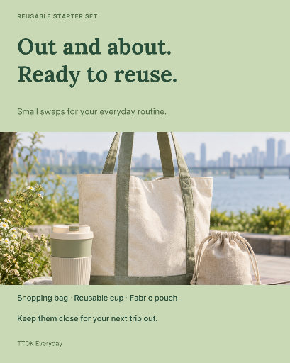 Reusable everyday essentials