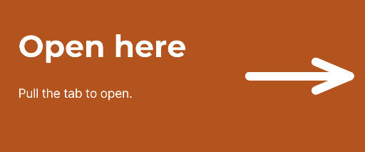 Open here arrow label