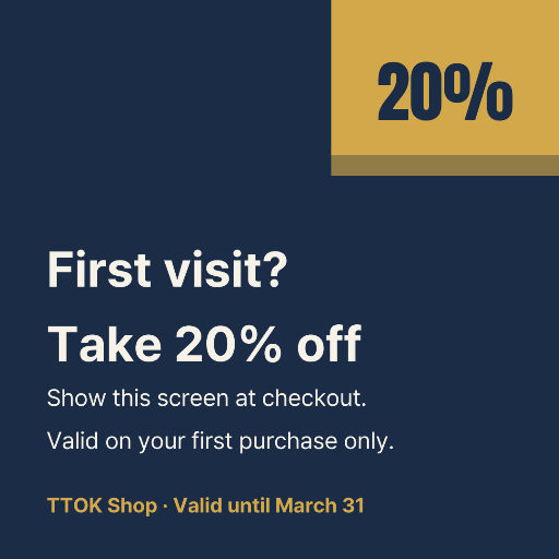 First-visit twenty percent discount voucher