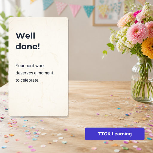 Well done student celebration