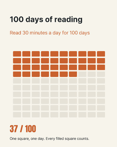100-Day Reading Tracker
