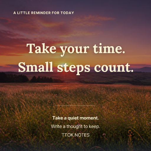 Gentle encouragement sunset quote