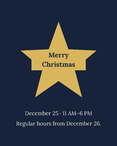Golden star Christmas greeting