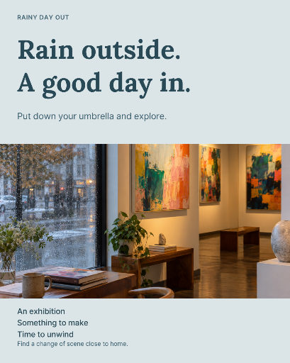 Rainy-day indoor outing ideas
