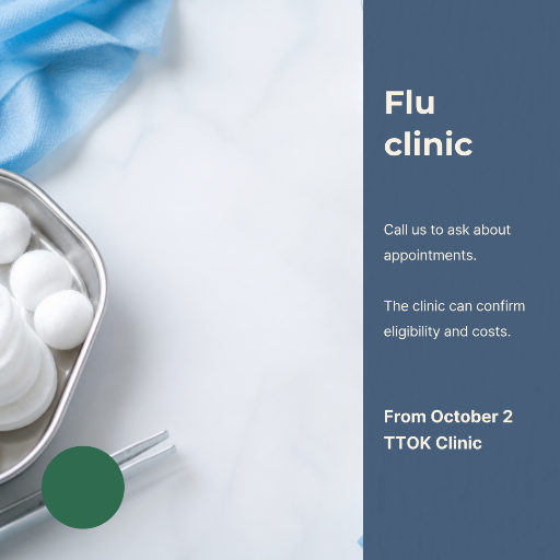 Flu clinic appointment notice