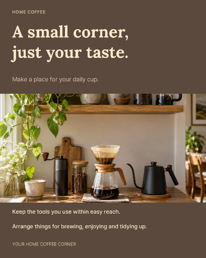 Home coffee corner guide