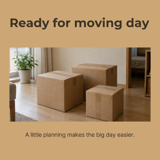 Moving house preparation checklist carousel
