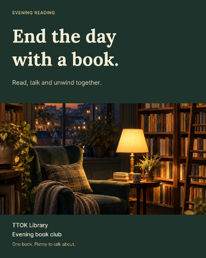 Library evening book club