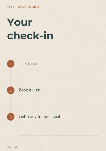 Health check appointment guide