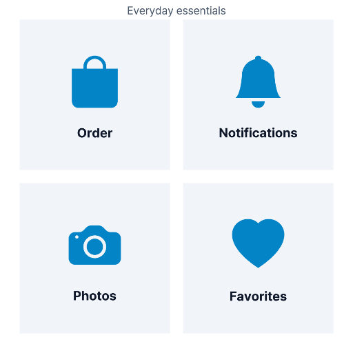 Four app features overview