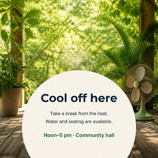 Community cooling space