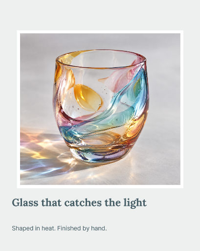 Handcrafted glass collection