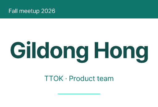 Teal fall meetup name badge