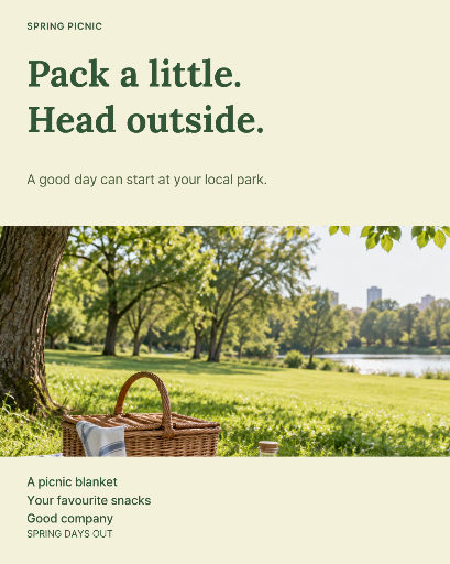 Spring picnic checklist