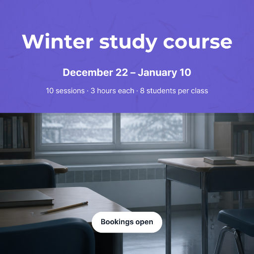 Winter study course