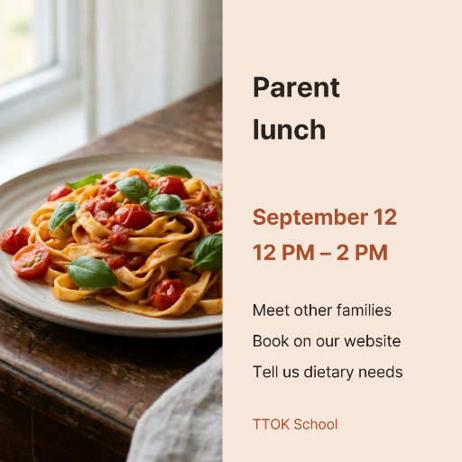Parent lunch invitation story